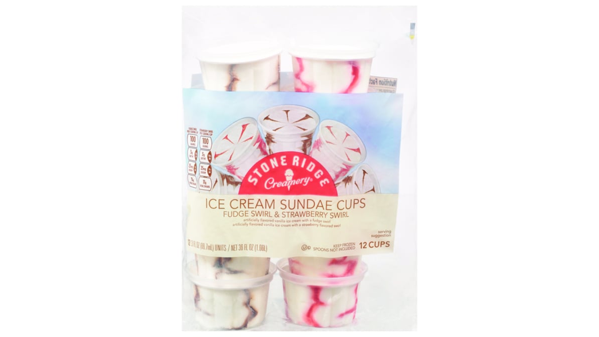 Vanilla Fudge Ice Cream Cups, Ice Cream Delivery