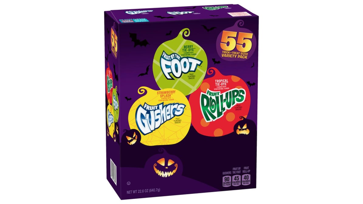 Fruit Roll-Ups Fruit Flavored Snack Assorted Variety Pack (55 ct) |  Delivery Near Me - Doordash