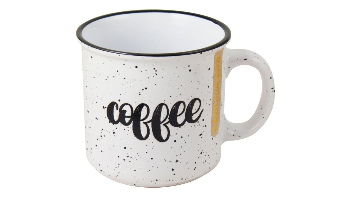 Azzure White Coffee Speckled Mug, 20 Oz.