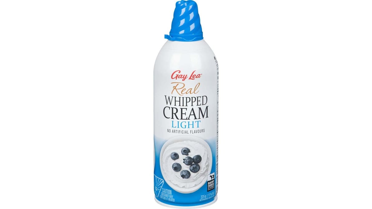 Gay Lea Light Whipped Cream (225 g) | PC Express Rapid Delivery