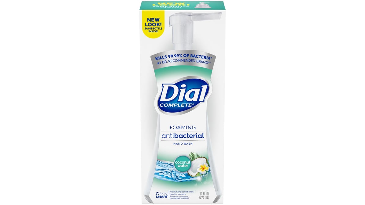 Dial coconut water 2025 foaming antibacterial hand wash