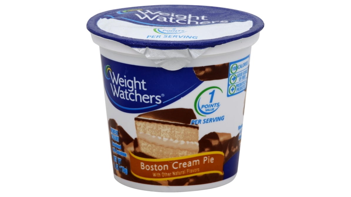 Weight Watchers Nonfat Boston Yogurt Cream Pie (6 oz) | Delivery Near Me -  Doordash