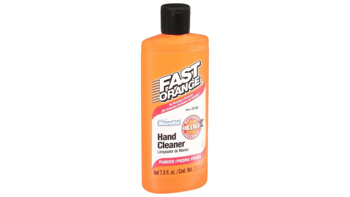 Fast Orange Pumice Hand Soap Natural Orange Citrus (7.5 oz