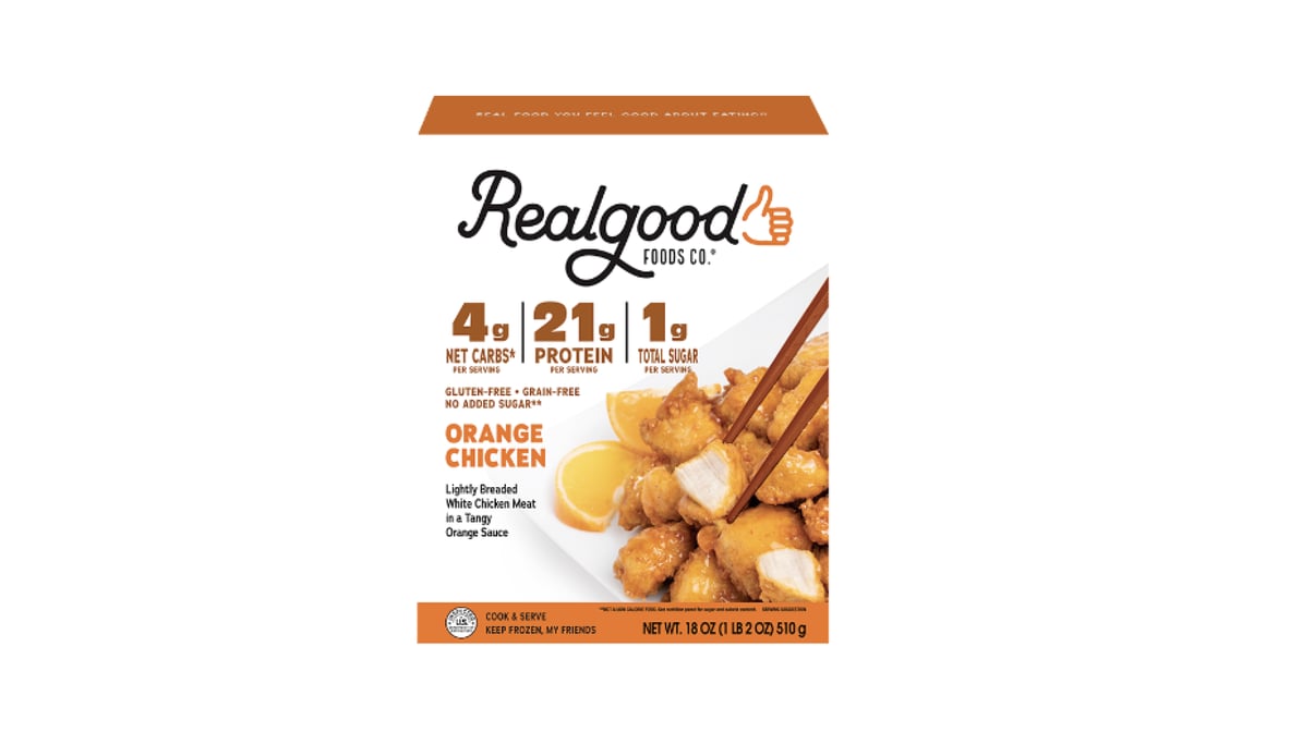 Real Good Foods Orange Chicken (18 oz) Delivery - DoorDash