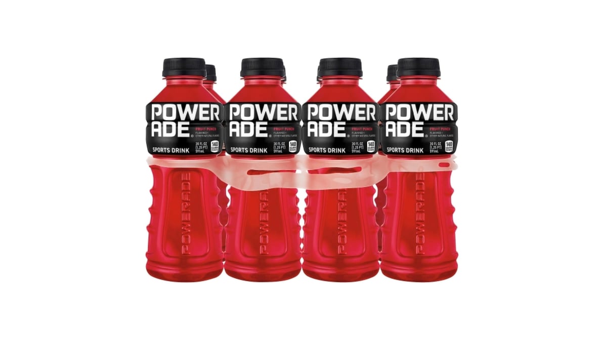 Powerade Zero Grape Sports Drink Bottles (20 oz x 8 ct) Delivery - DoorDash