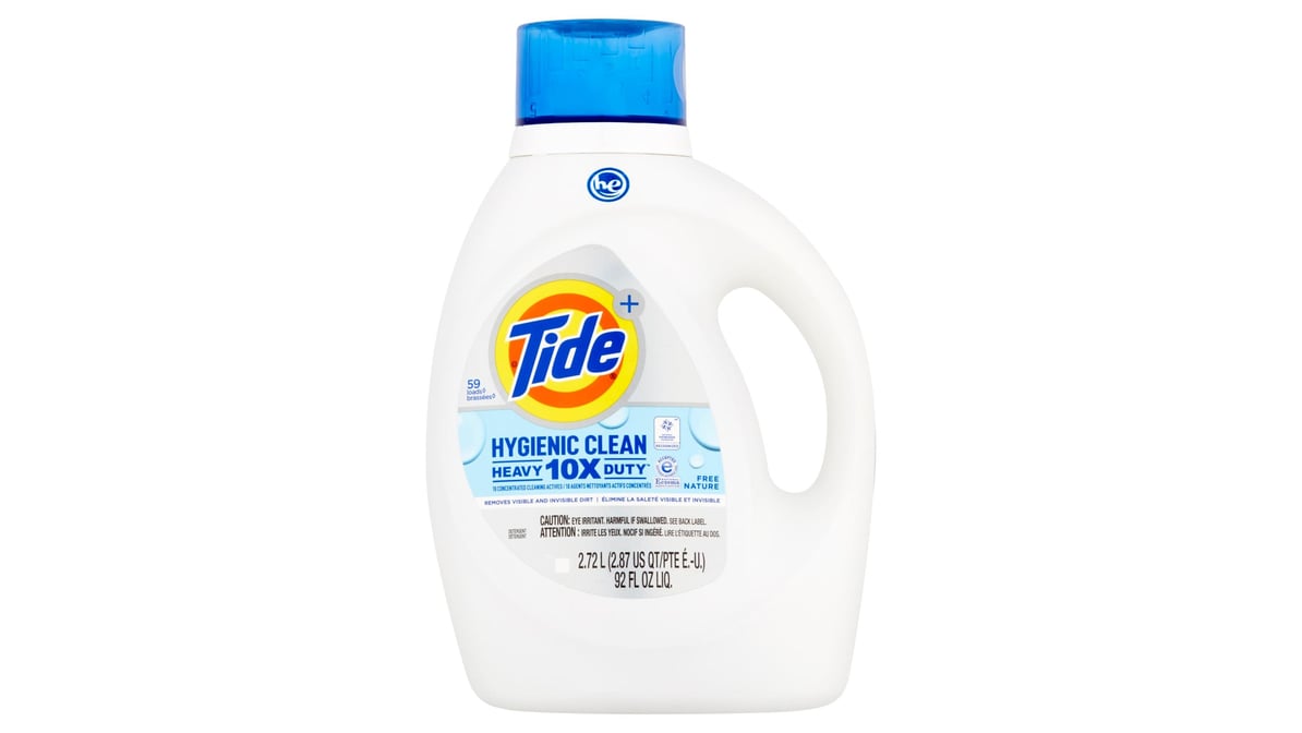 Tide Hygienic Clean Heavy Duty 10x free liquid laundry detergent
