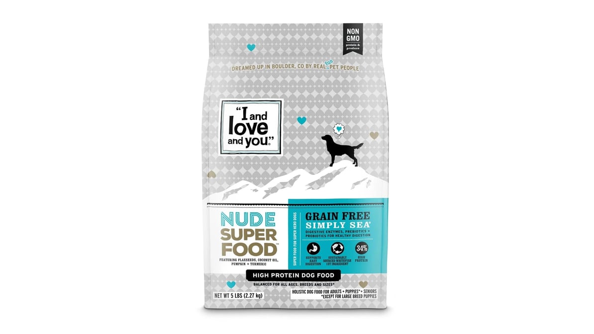 I and Love and You Nude Superfood Simply Sea High Protein Dry Dog Food (5  lb) | Delivery Near Me - Doordash