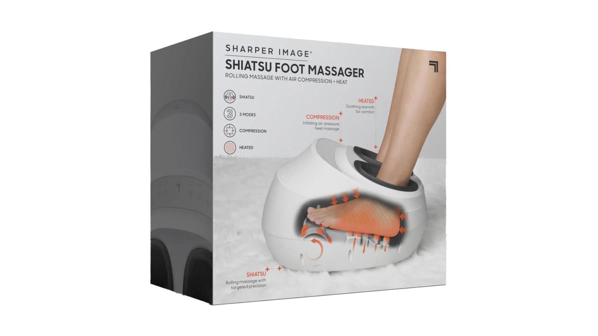 The Sharper Image Shiatsu Foot Massager | Delivery Near Me - Doordash