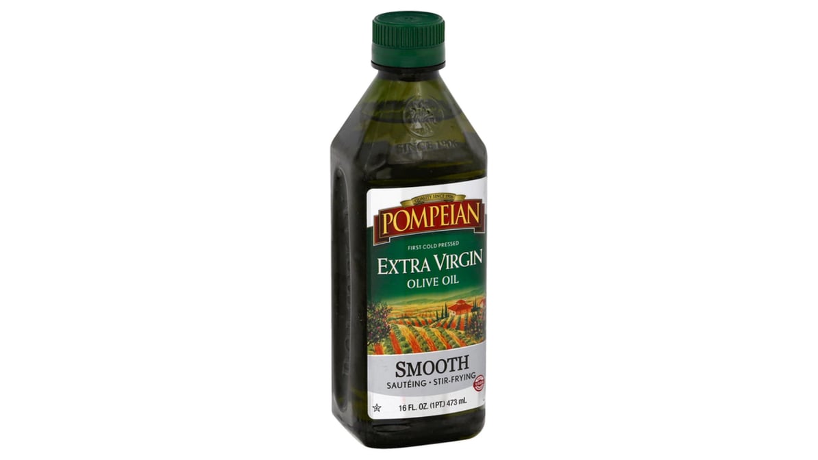 Pompeian Smooth Extra Virgin Olive Oil (16 oz) Delivery - DoorDash