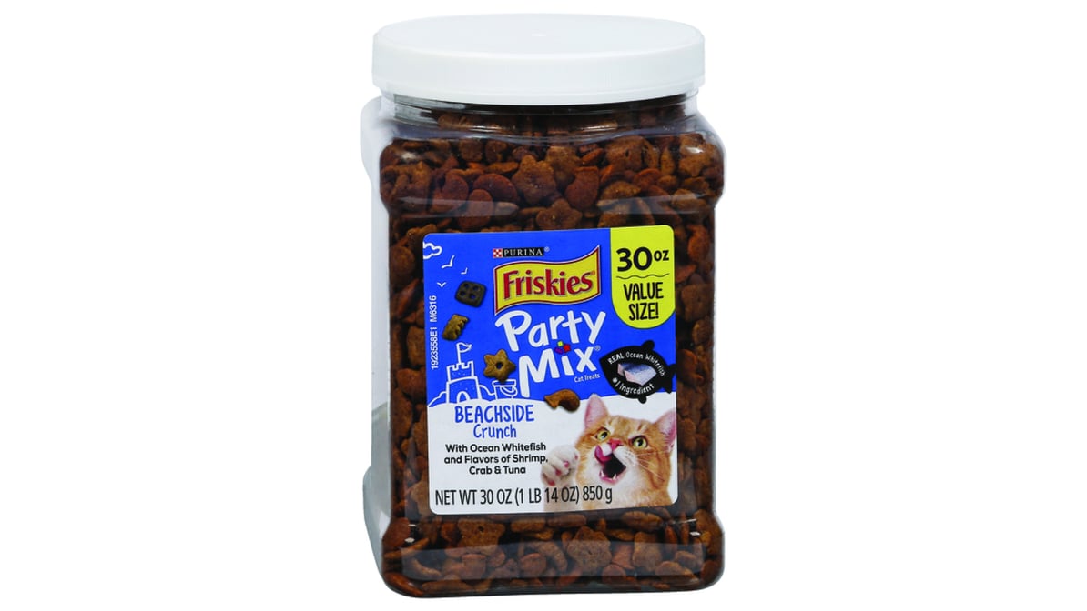 Friskies party sales mix beachside crunch