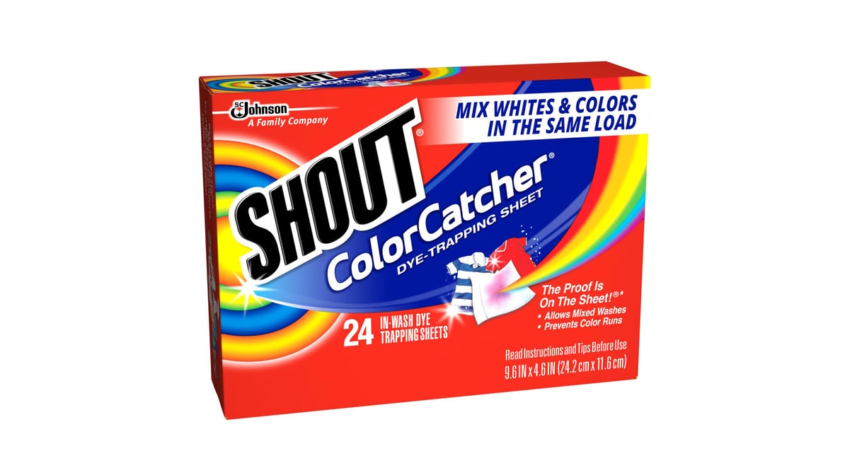 Shout Color Catcher Dye-Trapping, In-Wash Cloths