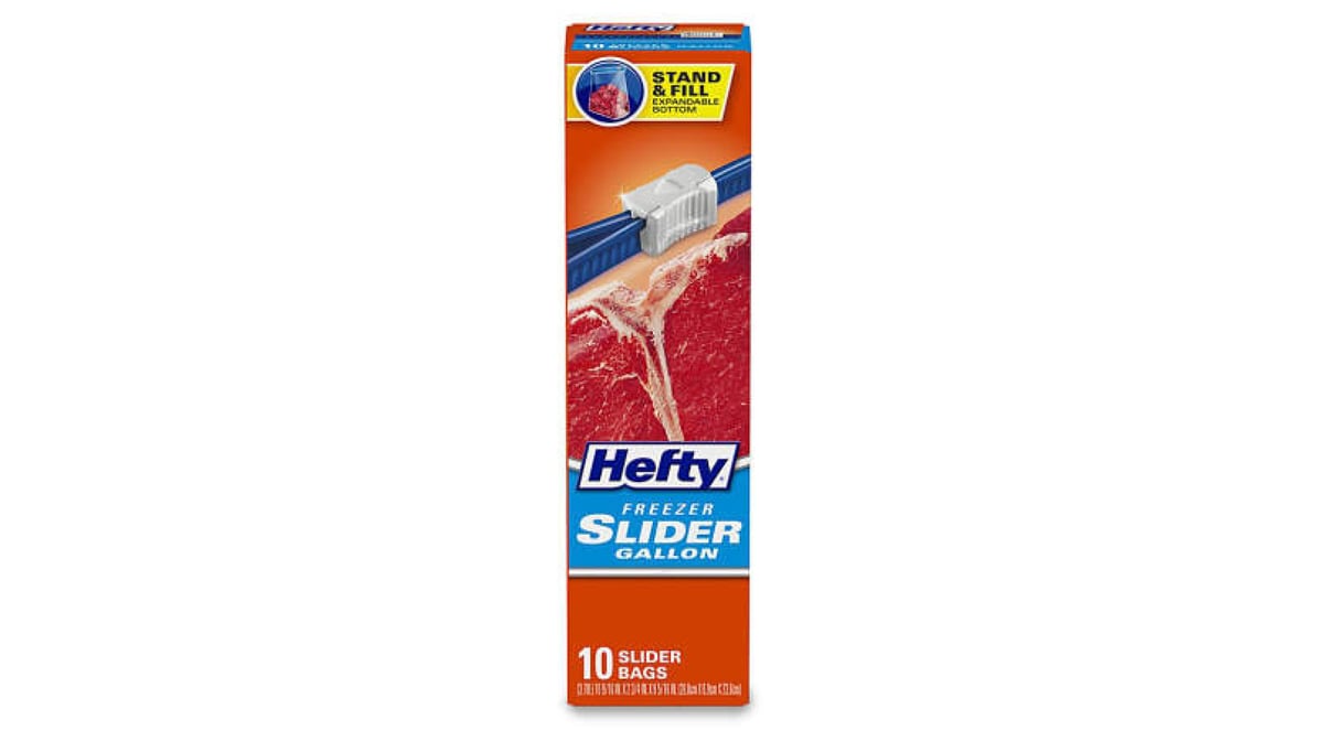 Hefty Quart Freezer Slider Bags (15 ct) Delivery - DoorDash