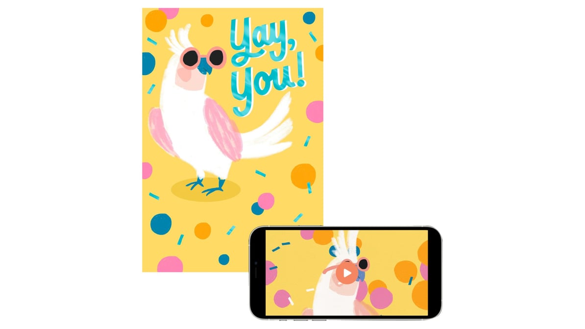 Hallmark Personalized Video Congratulations Card Yay You Record Your Own  Video Greeting | Delivery Near Me - Doordash