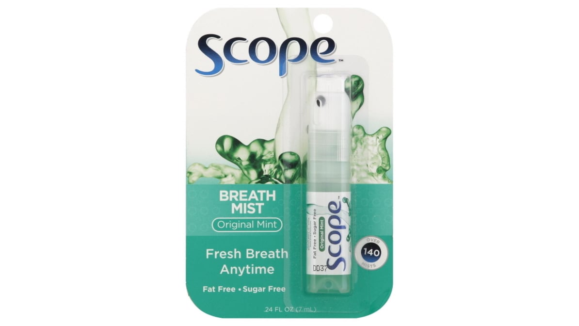 Scope Breath Mist Original Mint (0.24 oz) | Delivery Near Me - Doordash