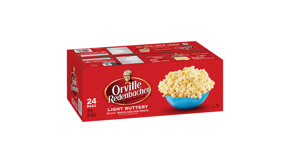 Orville Redenbacher's Light Buttery Popcorn Bags (67.7 oz) | Delivery ...