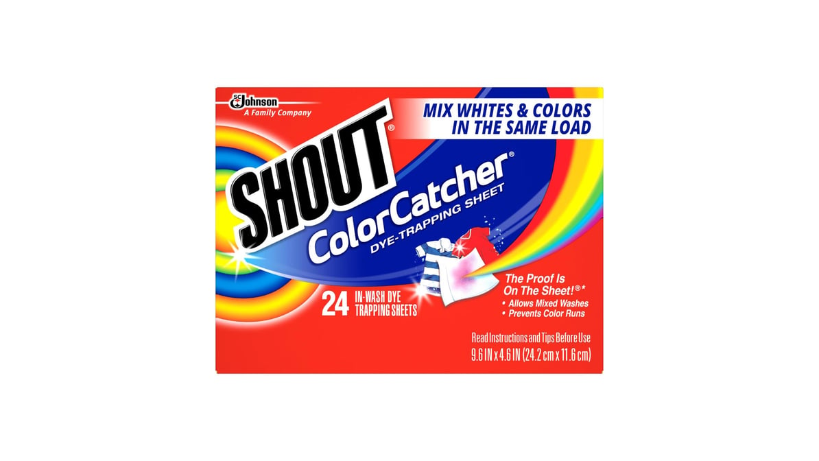 Shout Color Catcher Dye Trapping Sheets (24 ct)