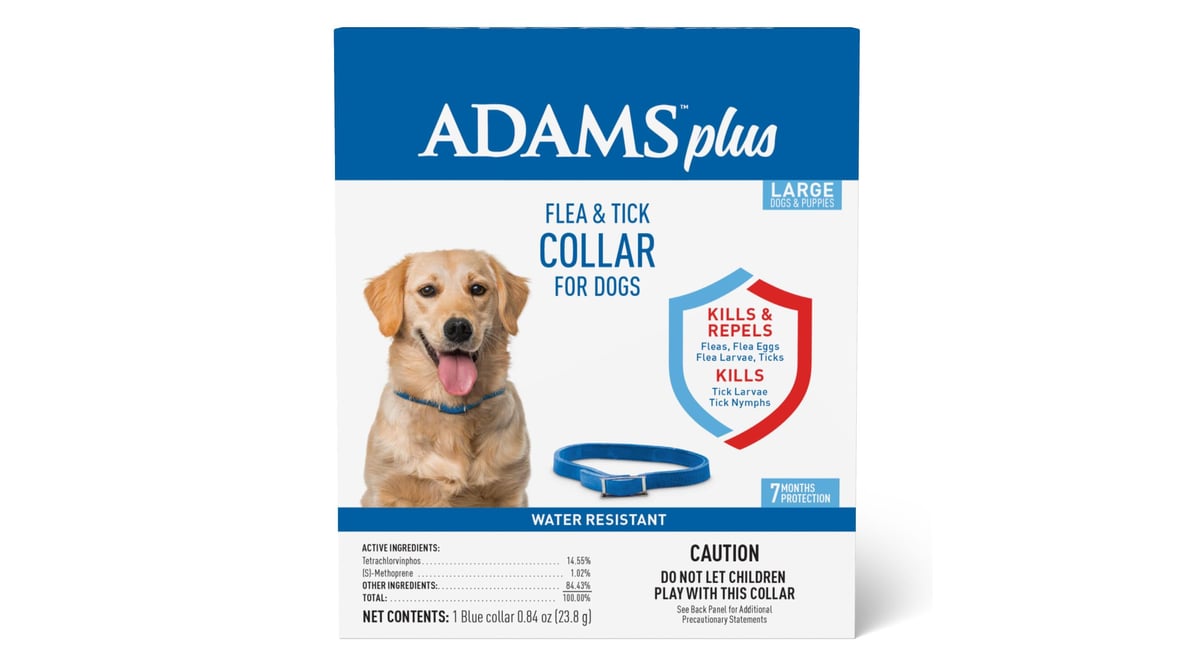 Adams dog flea collar fashion