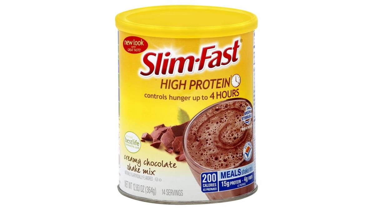 Slim-Fast High Protein Creamy Chocolate Shake Mix (12.83 oz) | Delivery ...