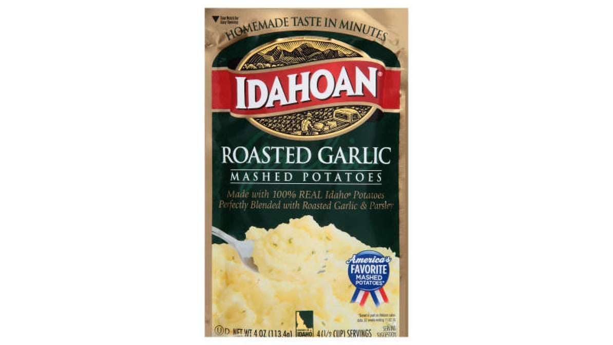 Idahoan Roasted Garlic Mashed Family Size, Potatoes