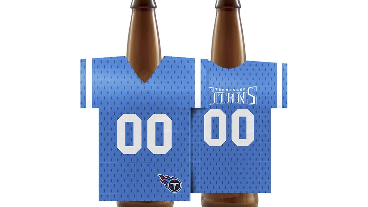 Tennessee Titans Jersey Bottle Coozie