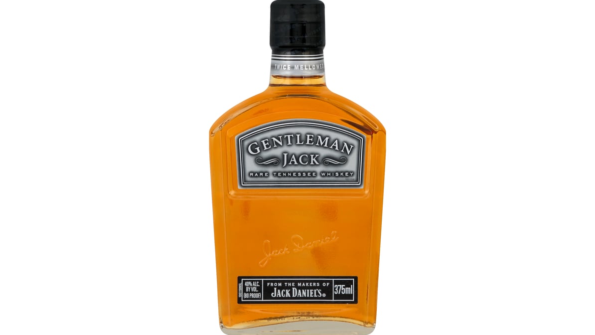 Jack Daniel's Gentleman Jack Tennessee Whiskey Bottle (375 ml) Delivery -  DoorDash