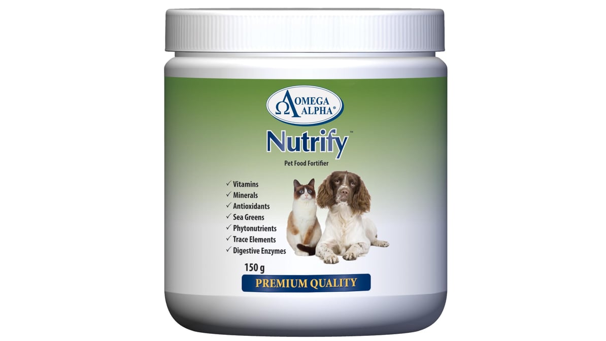 Omega Alpha Nutrify Powder Dog & Cat Supplement (150 g) | Delivery Near Me  - Doordash