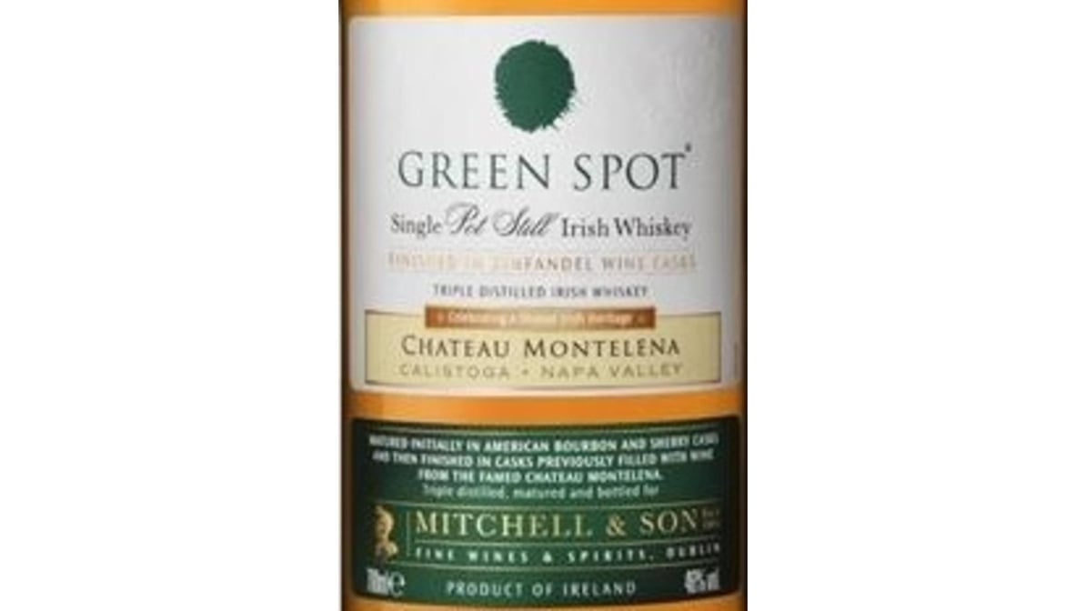 Green Spot Chateau Montelena Single Pot Still Irish Whiskey 750mL