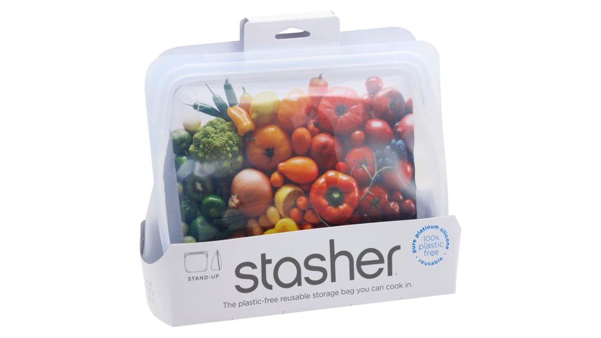 Stasher Reusable Silicone Half-Gallon Storage Bag Delivery - DoorDash