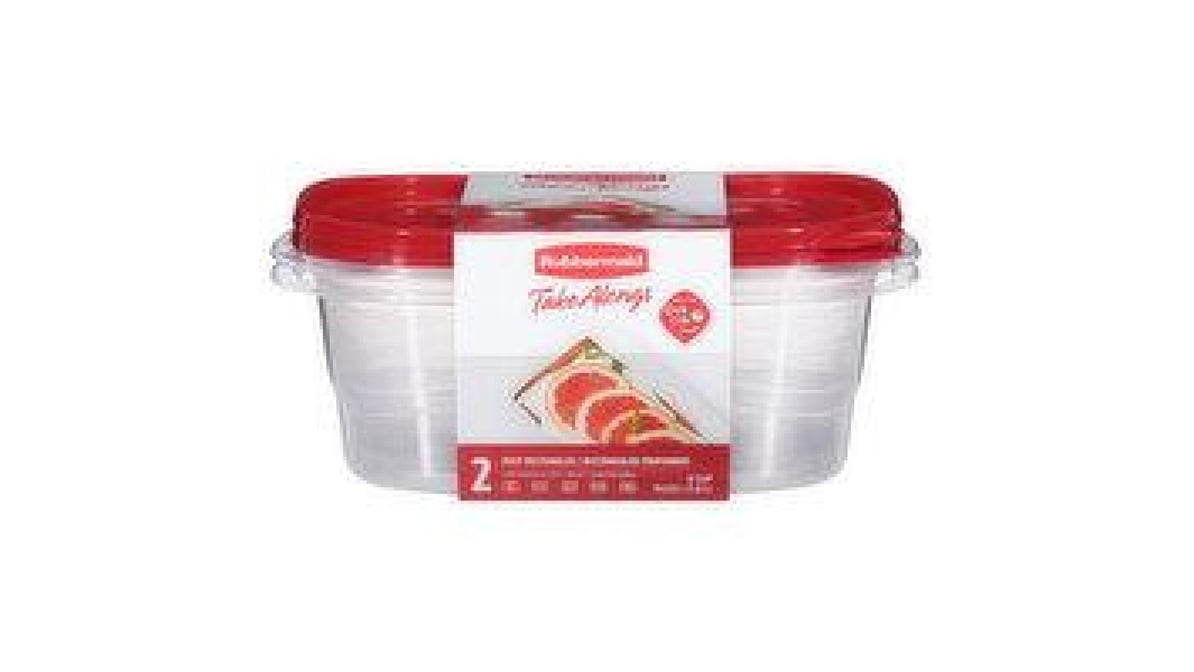 Rubbermaid 8.5 Cup Easy Find Lids Food Storage Containers