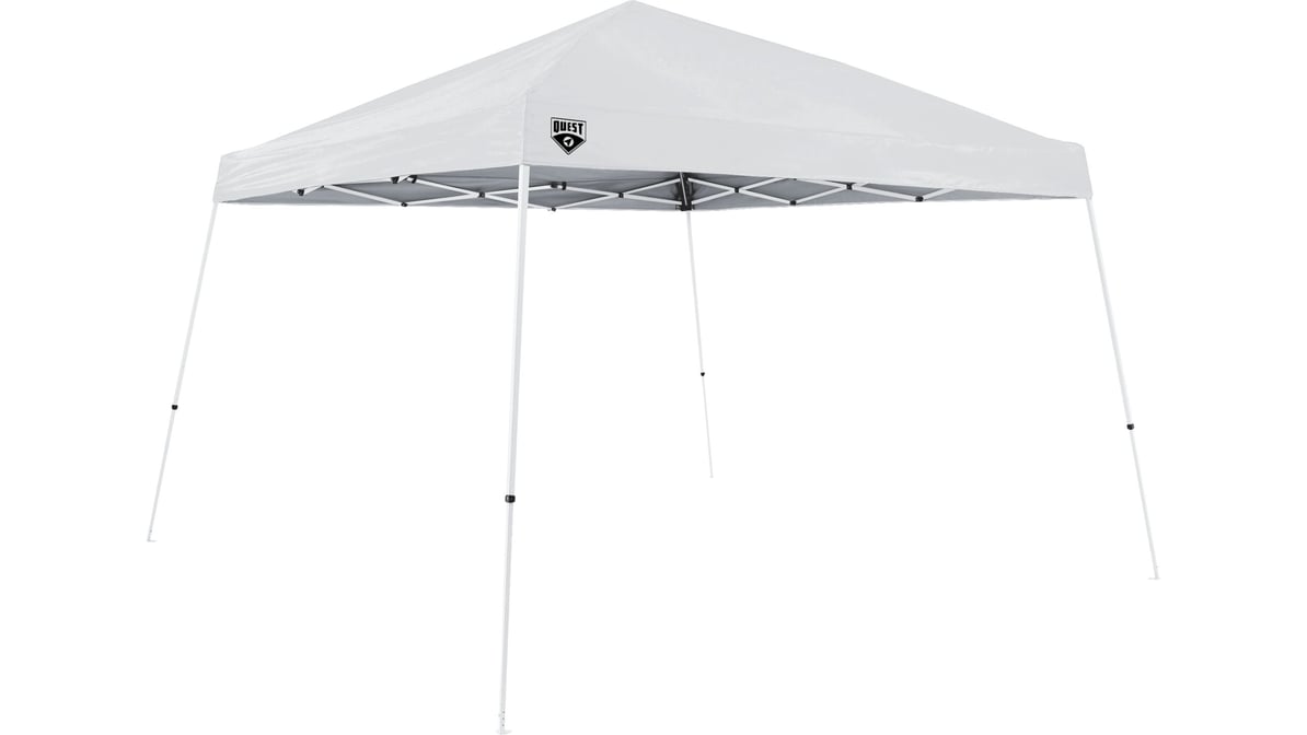 Quest 10' x 10' White Q64 Slant Leg Canopy | Delivery Near Me - Doordash