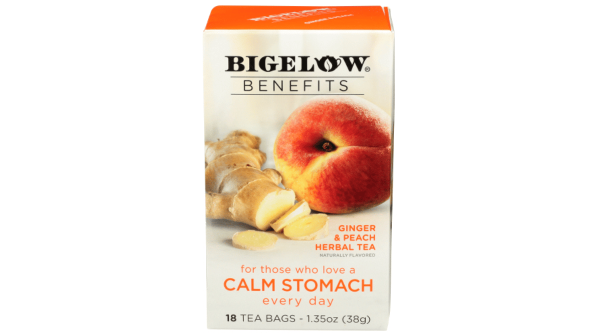 Bigelow Perfect Peach Herbal Tea (20 ct) Delivery - DoorDash