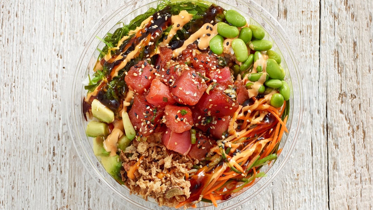 SPICY CALIFORNIA POKE BOWL - Bento Sushi CA