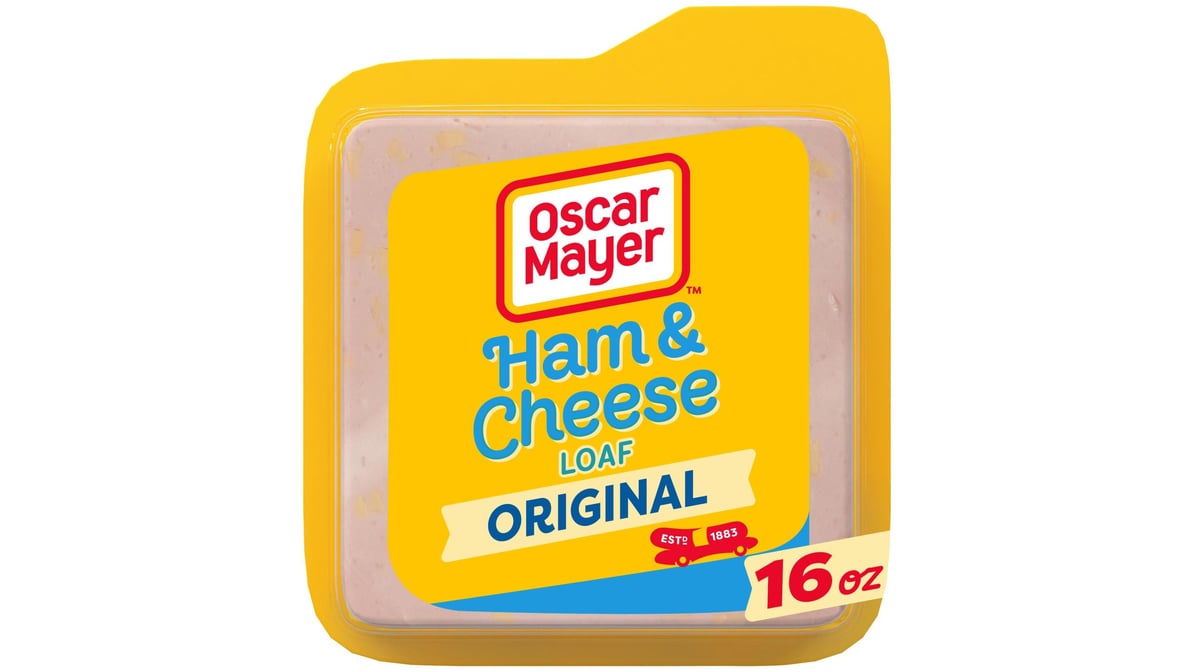 Oscar Mayer Original Ham & Cheese Loaf Deli Lunch Meat (16 Oz ...