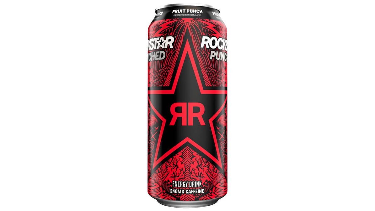 Rockstar Energy Drink Cyber Punk Samurai Cola 16 Fluid Ounce Can