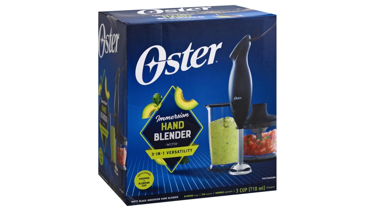 Oster 2-Speed Immersion Hand Blender - Matte Black 