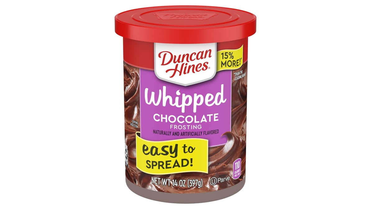 Duncan Hines Whipped Chocolate Frosting (14 oz) | Delivery Near Me -  Doordash