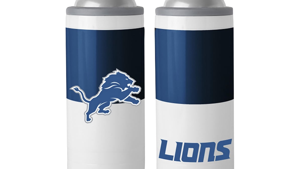 Detroit Lions Color Block Can Cooler 12 oz.