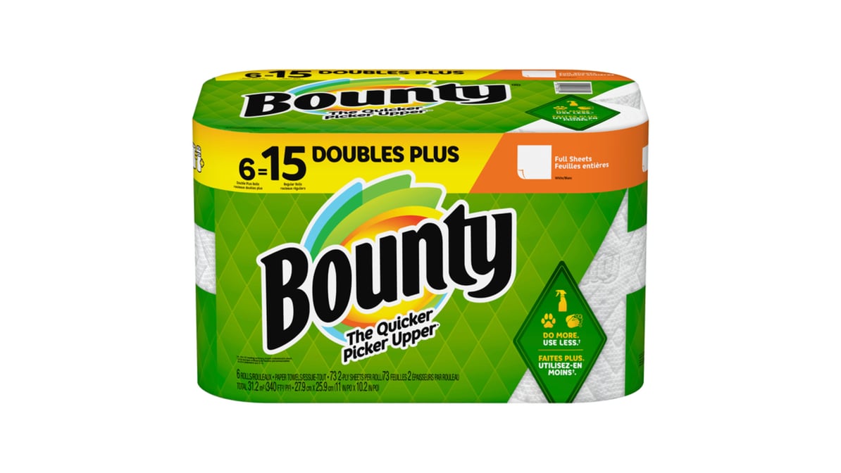 Did you know Bounty Sells The Biggest Roll of Paper Towels?