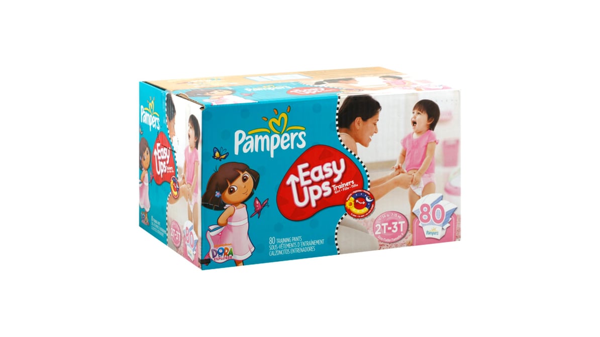 Pampers Dora the Explorer Training Pants Easy Ups Girls 2T-3T 16-34 lb (80  ct) | Delivery Near Me - Doordash