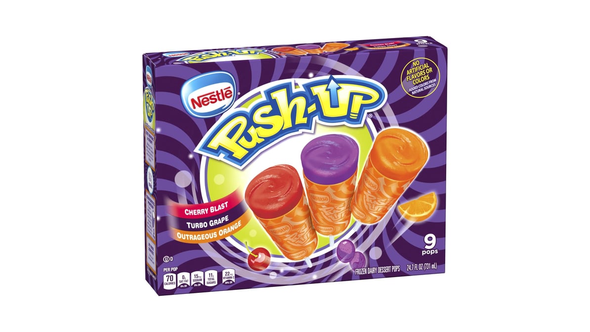 Nestle Push-Up Variety Pack Frozen Dairy Dessert Pops (9 ct) | Delivery ...