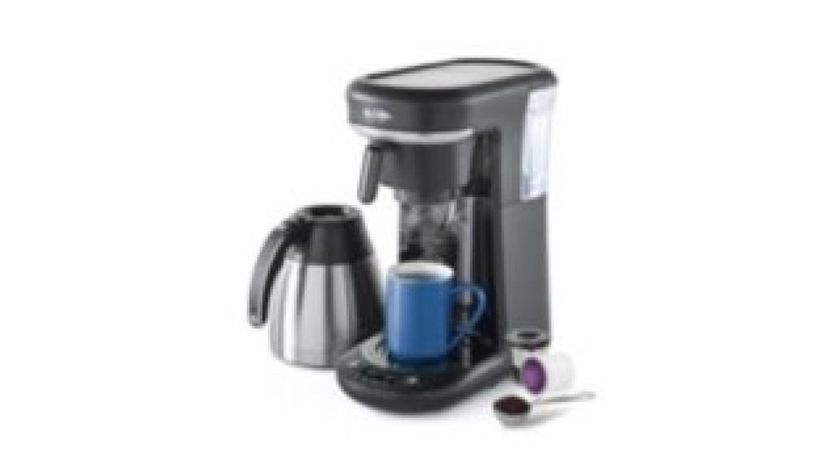 Mr. Coffee Pod + 10-Cup Space-Saving Combo Brewer