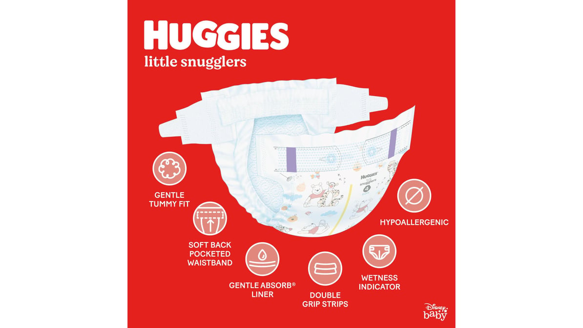 Huggies Little Snugglers Baby Diapers Size 2 (72 ct), Delivery Near You