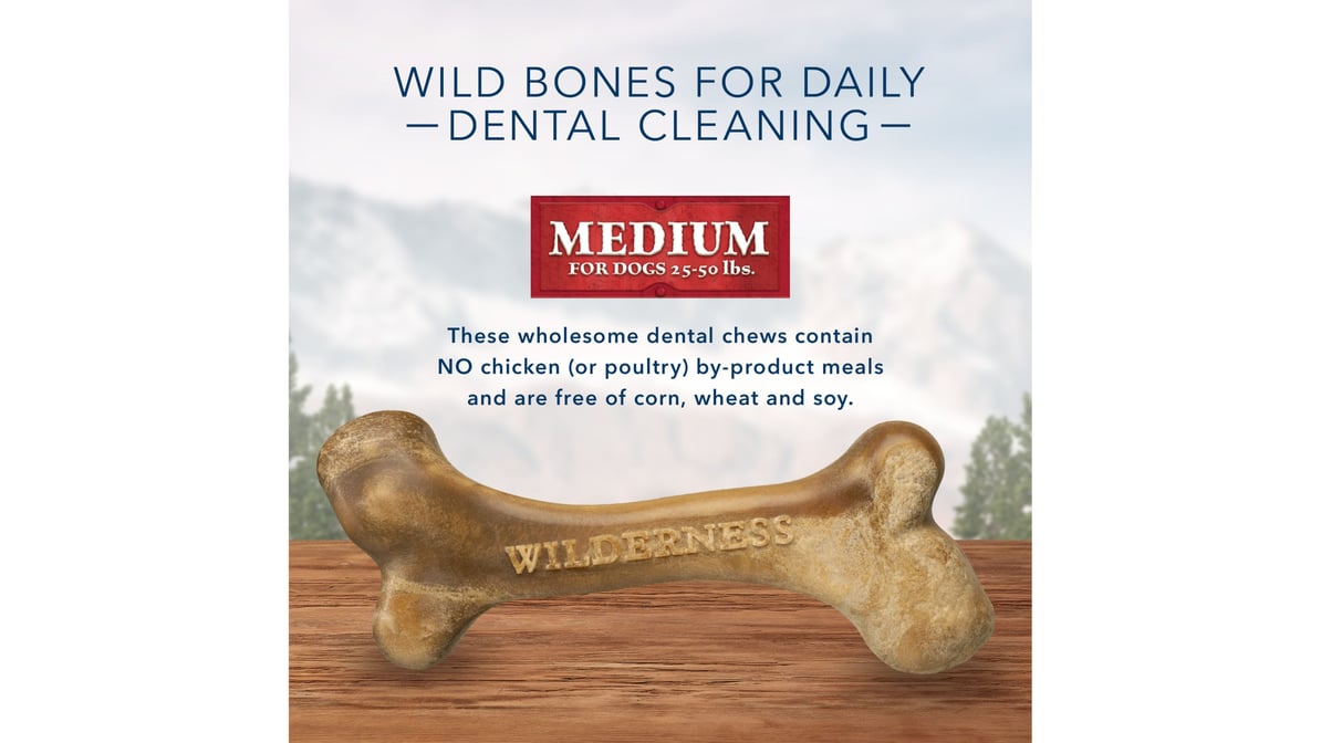 Blue wilderness wild bones grain free dental on sale chews