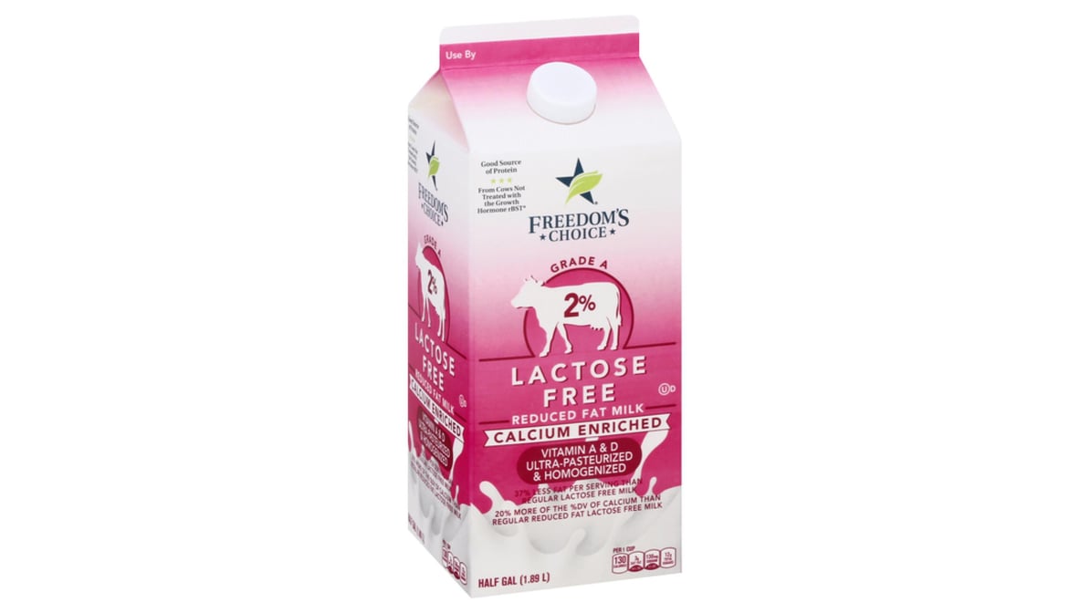 Freedoms Choice Lactose Free Reduced Fat 20 Milk 20.20 L ...