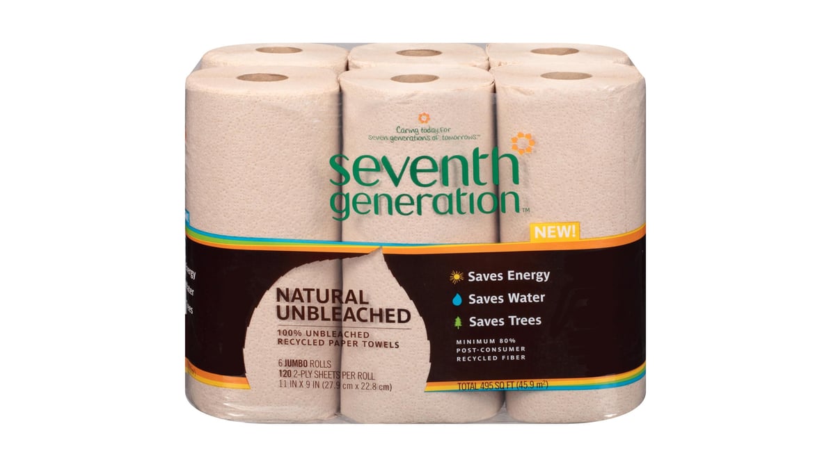 Seventh Generation Jumbo Rolls Recycled Paper Towels 