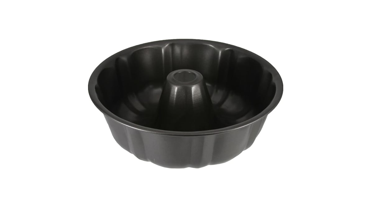 at Home Fluted Tube 9.5 Grey Pan