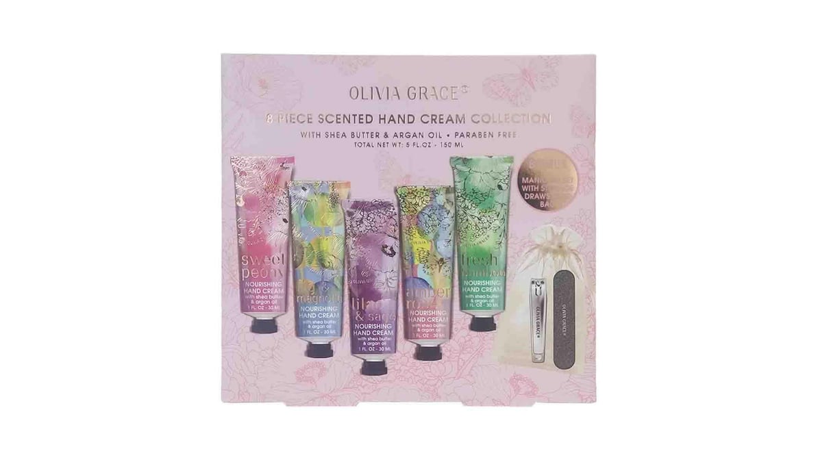 Olivia Grace Hand Cream Set with Manicure 5-Piece Kit | Delivery Near Me -  Doordash