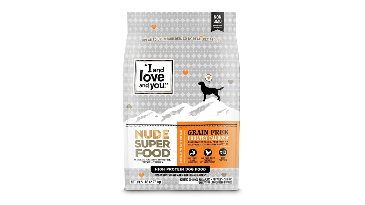 I And Love And You Nude Superfood Poultry Palooza Dry Dog Food (5 lb) |  Delivery Near Me - Doordash