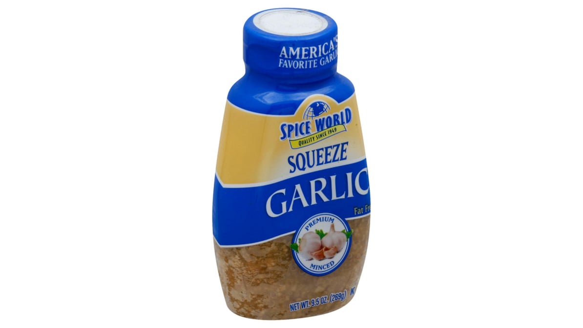 Spice World Garlic, Minced - 9.5 oz