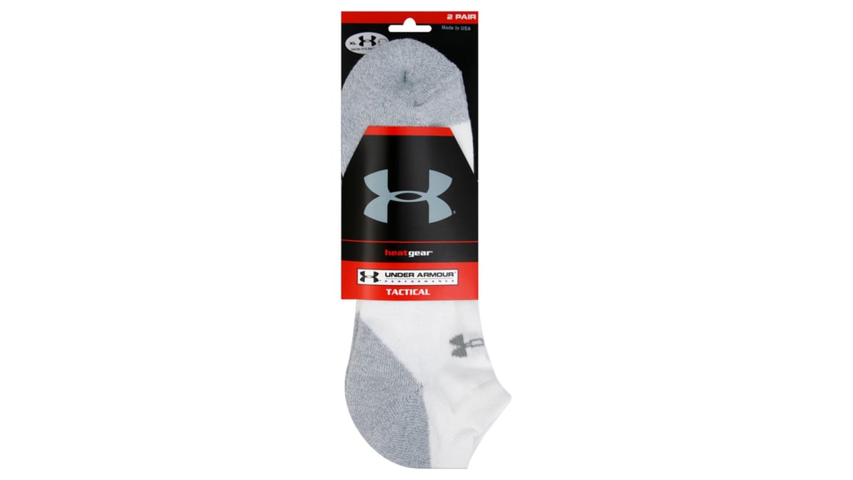 Under Armour Tactical Socks Extra Large White (2 ct) | Delivery Near Me -  Doordash